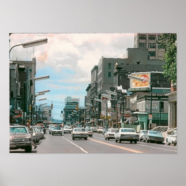 Skranton Pa. Wyoming Ave. Poster (Framsidan)