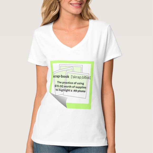Skrap-bok T Shirt (Framsida)