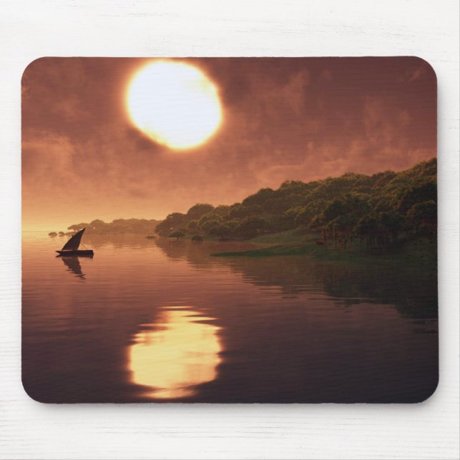 Skräp i vatten musmatta (Framsidan)