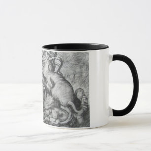 skräp- mugg för kaffe för erasvartfågel