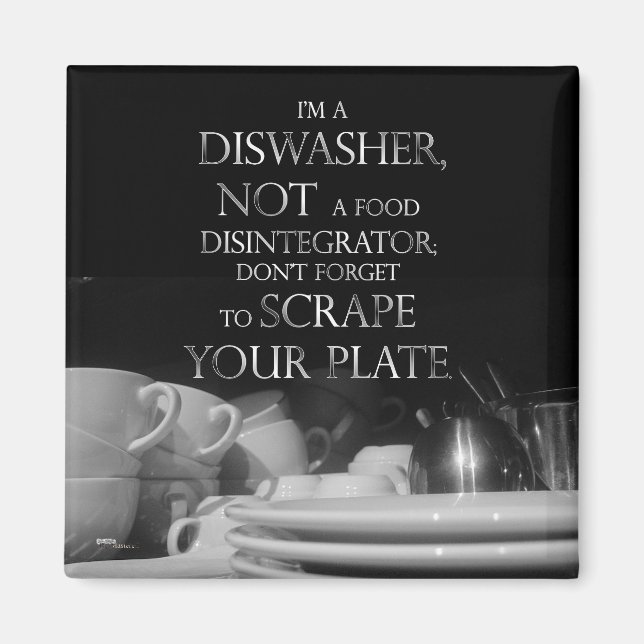 Skrapa din plan 2 (Dishwasher) Magnet (Framsidan)