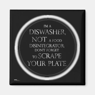Skrapa din plåt (Dishwasher) Magnet