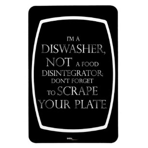Skrapa din plåt (Dishwasher) Magnet