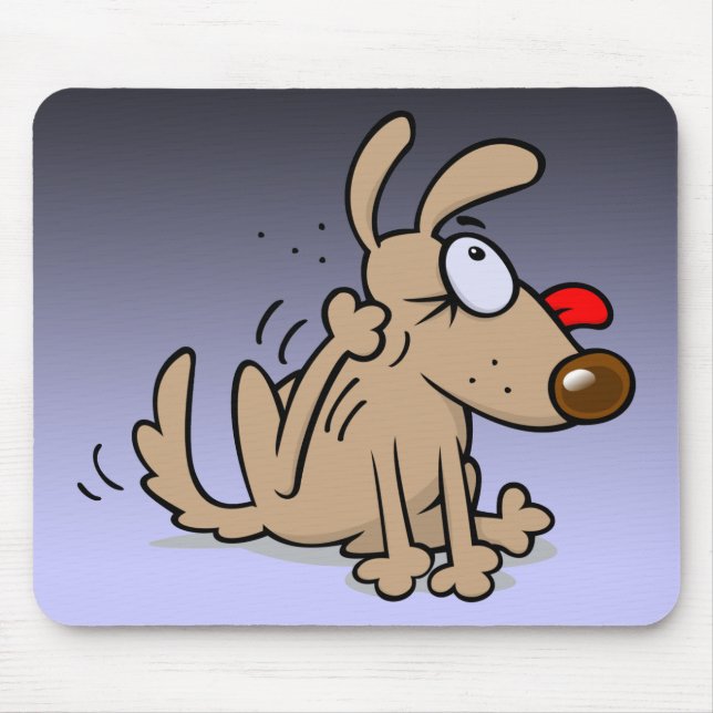 Skrapa hunden musmatta (Framsidan)