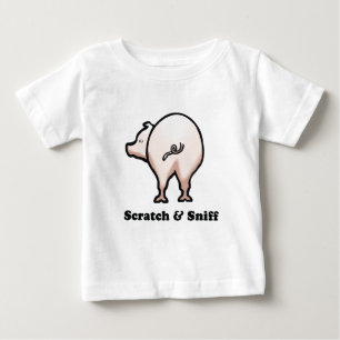 Skrapa n sniffar bebist-skjortan t shirt