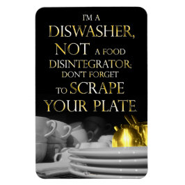 Skrapa plåt 2 (Dishwasher Magnet) (Golden) Magnet