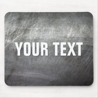 Skrapad borstad metallstruktur musmatta