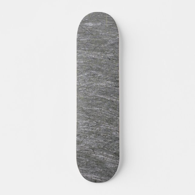 Skrapad metall skateboard bräda 21,5 cm (Framsida)