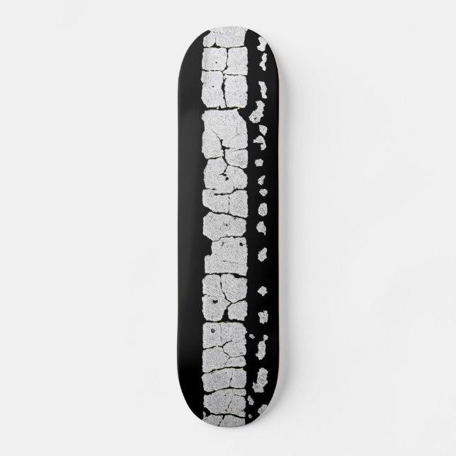 Skrapad vägfärg skateboard bräda 20,5 cm (Framsida)