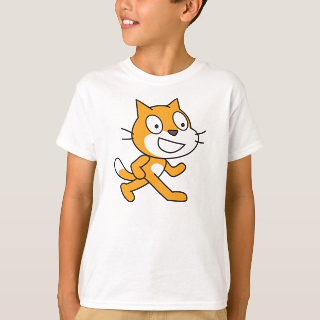 Skrapakattskjorta (ungar) t-shirt (Framsida)