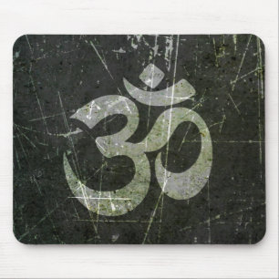 Skrapat och ha på sig YogaOm-symbol Musmatta