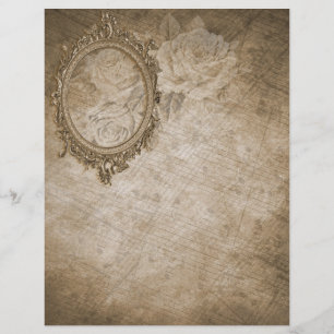 Skrapbojkottfartyg i vintage Shabby chic Papper