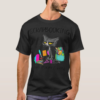 Skrapbojning eftersom mord är fel på Cat Lov. T Shirt