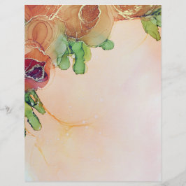 Skrapbok för abstrakt Blommigt Papper