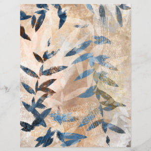 Skrapbok för abstrakt Löv papper