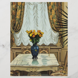 Skrapbok för Blommigt av vintage för hemdäck Pappe