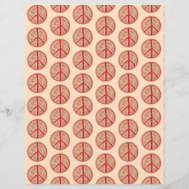 Skrapbok för Cherry Fredstecken Mönster Papper