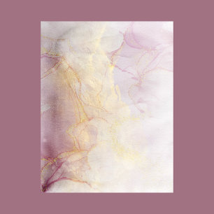 Skrapbok för flytande Abstrakt Guld Papper