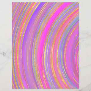 Skrapbok för multifärgad och Guld Papper