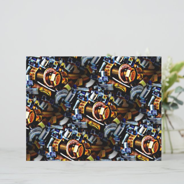 Skrapbok för nöt och bultar (Stående Fram)