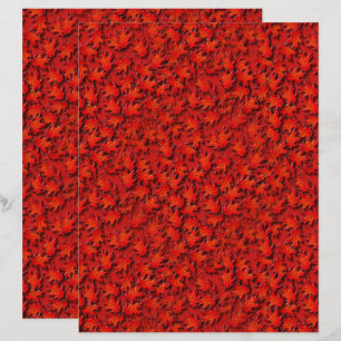 Skrapbok för Oak Löv Natature Art Mönster