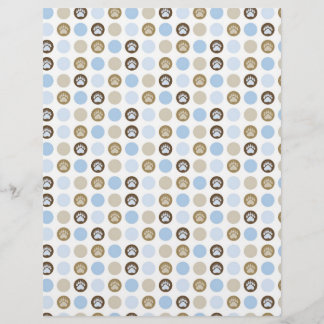 Skrapbok för Polka dots i Boy Paw Papper