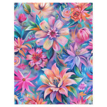 Skrapbok för rosa och lila blommor mönster papper