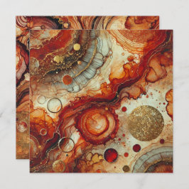 Skrapbok för tryckt Pumpkin Spice Alcohol Bläck Inbjudningar