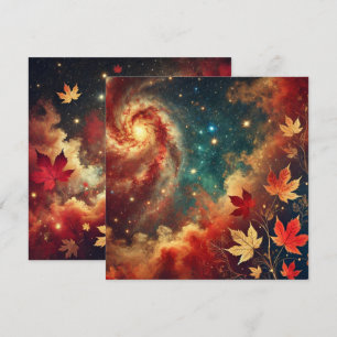 Skrapbok för utskrivbara automatiska kopior Galaxy Inbjudningar