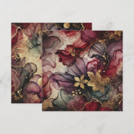 Skrapbok för utskrivbara skördar av Bläck-Vin-alko Inbjudningar