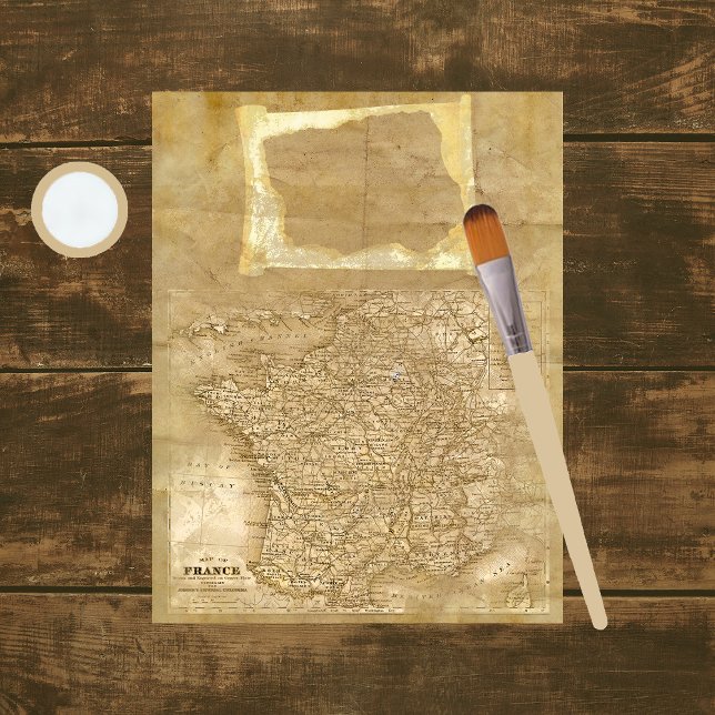 Skrapbok för vintage Karta Papper (Skapare uppladdad)