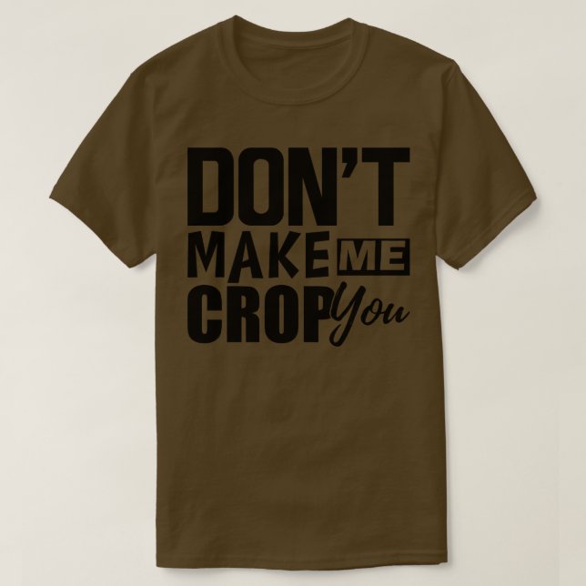 Skrapbok gör mig inte skörd till dig t shirt (Design framsida)