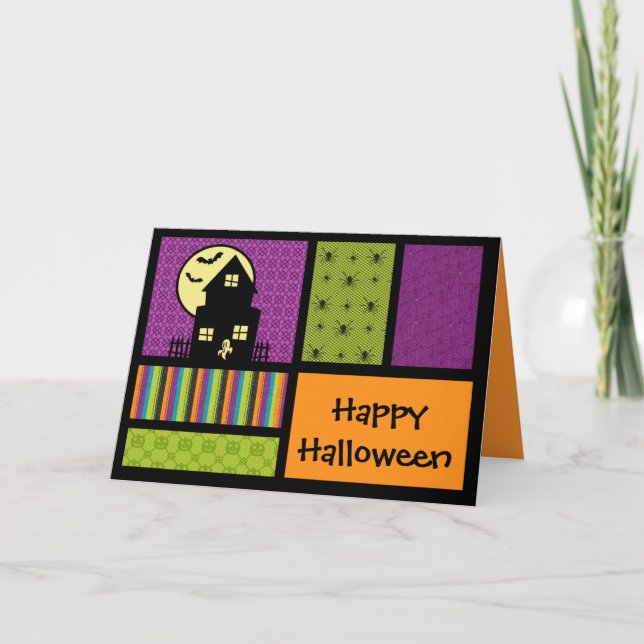 Skrapbok happy halloween Stil Kort (Framsida)