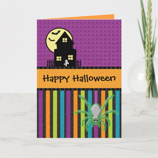Skrapbok happy halloween Stil Kort (Framsida)