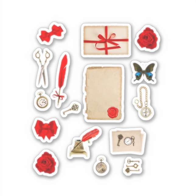 Skrapbok Klistermärken (Framsida)