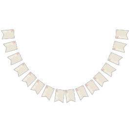 Skrapbok Papper Beige Vimplar