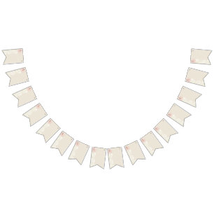 Skrapbok Papper Beige Vimplar
