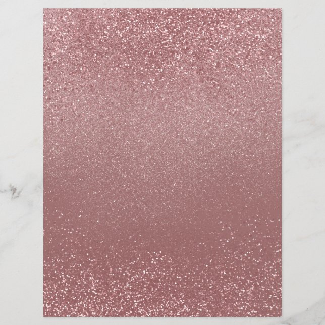 Skrapbok Papper för dammskrapp i Glitter (Framsida)