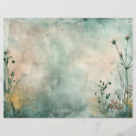 Skrapbok Papper för havets Sjöjungfru Journal