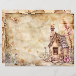 Skrapbok Papper för Journal