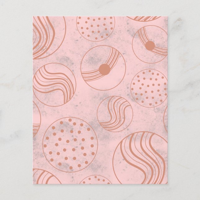 Skrapbok papper för ro guld (Framsida)