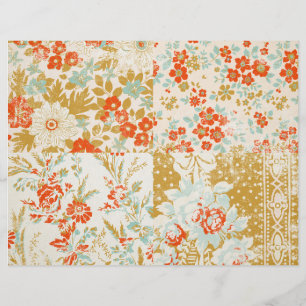 Skrapbok Papper för skräppost av Blommigt Journal