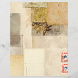 Skrapbok Papper för Vintage Journal