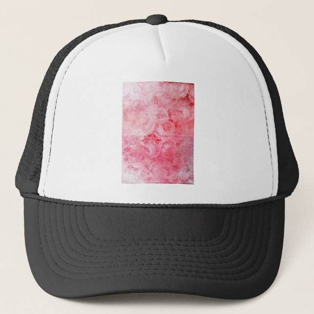 Skrapbok Papper Struktur Vintage Ro Flower Rosa Keps (Framsida)