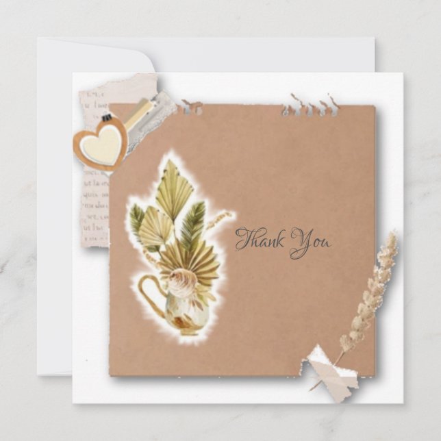 Skrapbok - tackkort (Framsida)