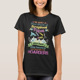 Skrapboka fåtal Lakan-skrapbok Papprare T Shirt