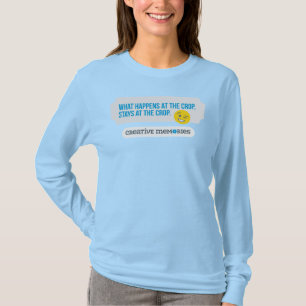 Skrapbokad Långärmad T-shirt