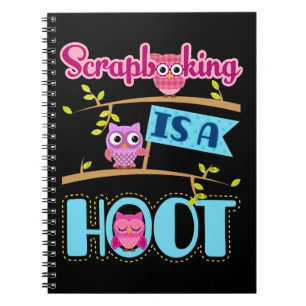 Skrapbokning är en klippbok för Hoot Scrapbooker. Anteckningsbok