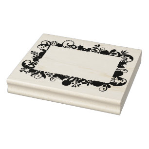 Skrapbokning av julbokning Gräns Ram DIY Stämpel