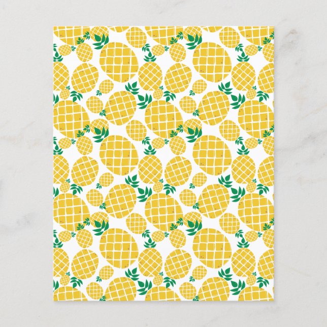 Skrapbokning av Mönster med tropisk ananas Papper (Framsida)